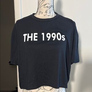 Black 'The 1990s' Graphic T-Shirt